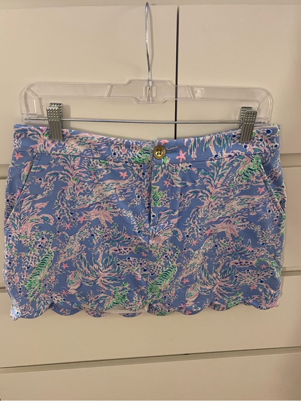 Lilly Pulitzer Colette Scallop Hem Skort - Size 2